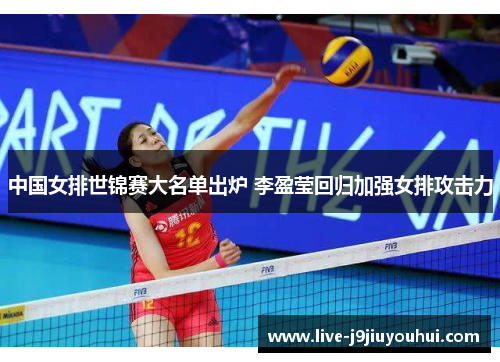 中国女排世锦赛大名单出炉 李盈莹回归加强女排攻击力